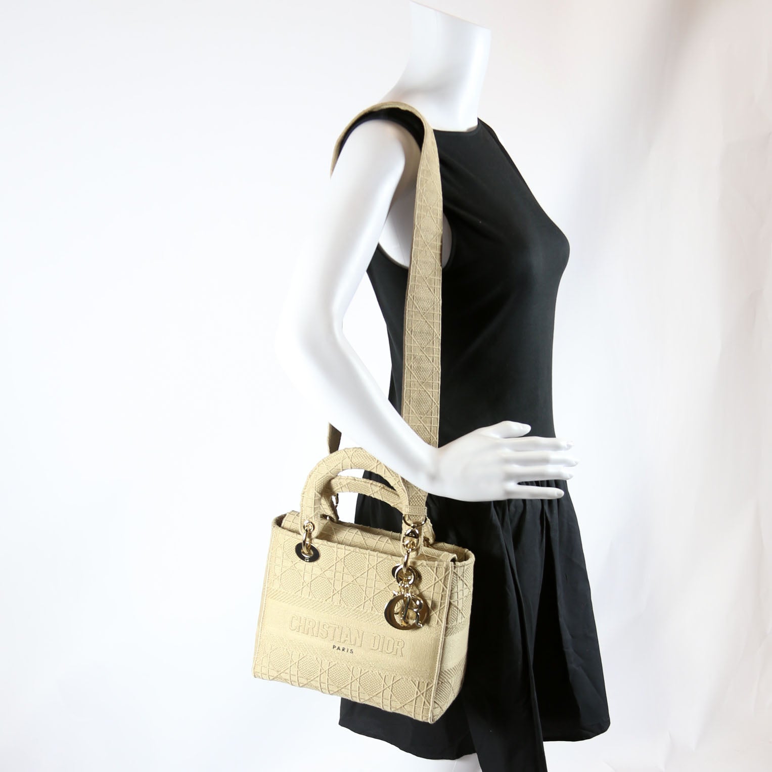 Christian Dior Lady D-Lite Medium Tan