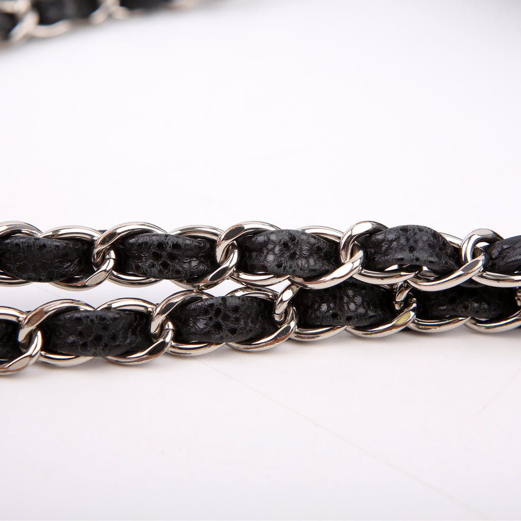 Chanel Classic Flap Medium Caviar 22M Black/Silver