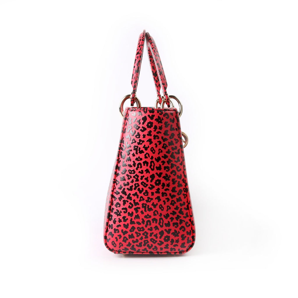Christian Dior Lady Dior Medium Printed Leather