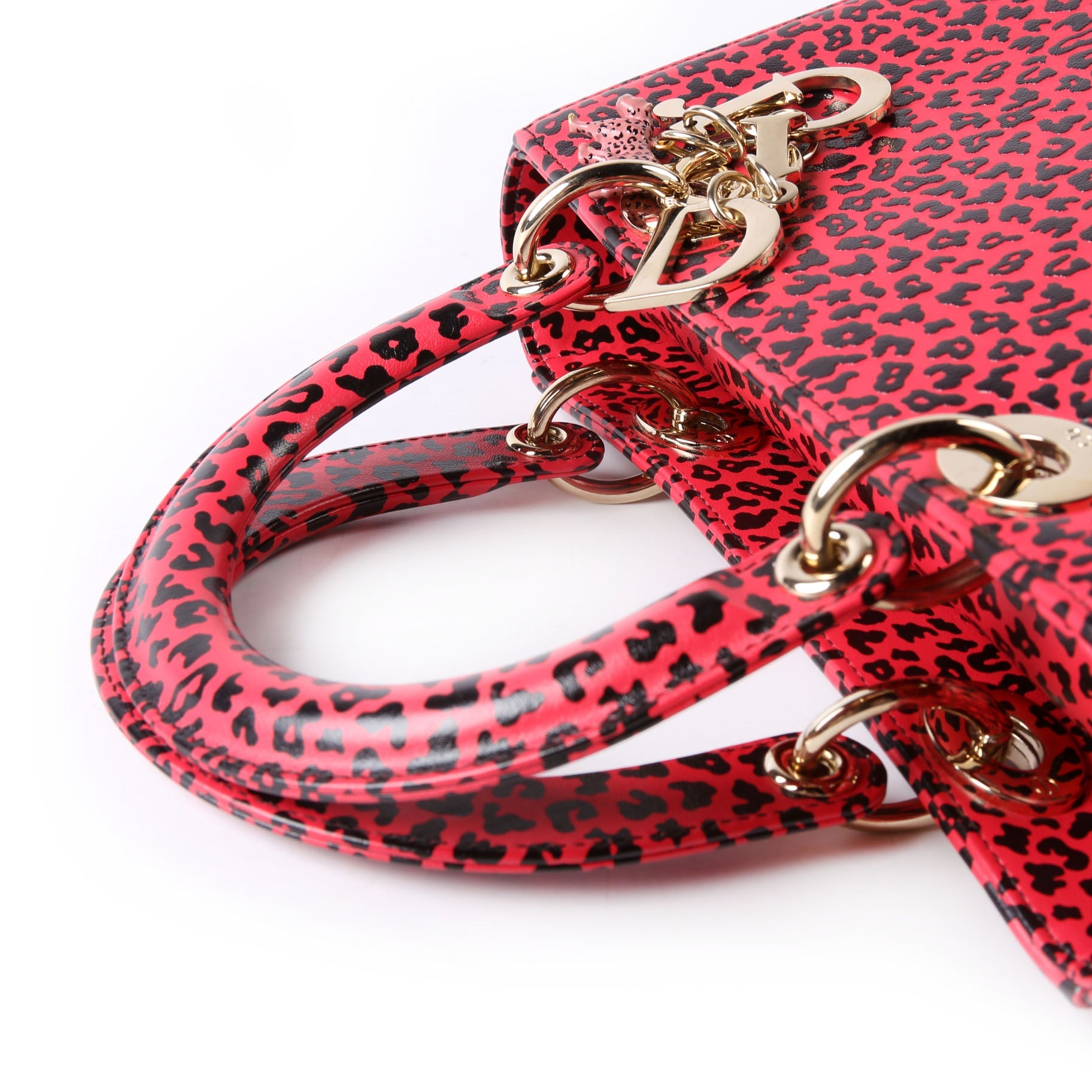 Christian Dior Lady Dior Medium Printed Leather