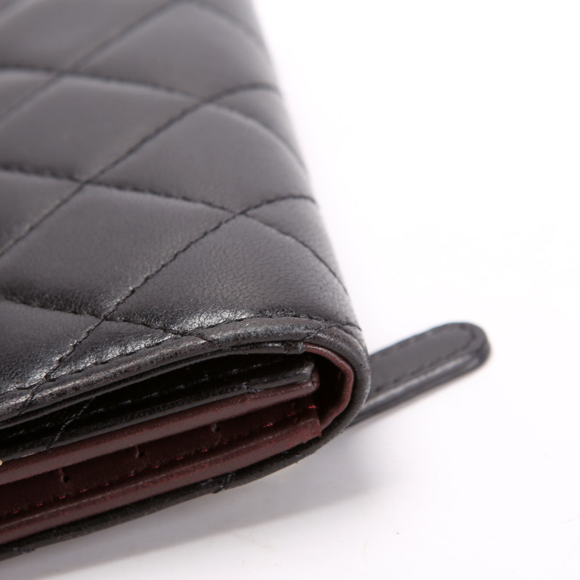 Chanel Classic Compact Flap Wallet Lambskin 22M Black