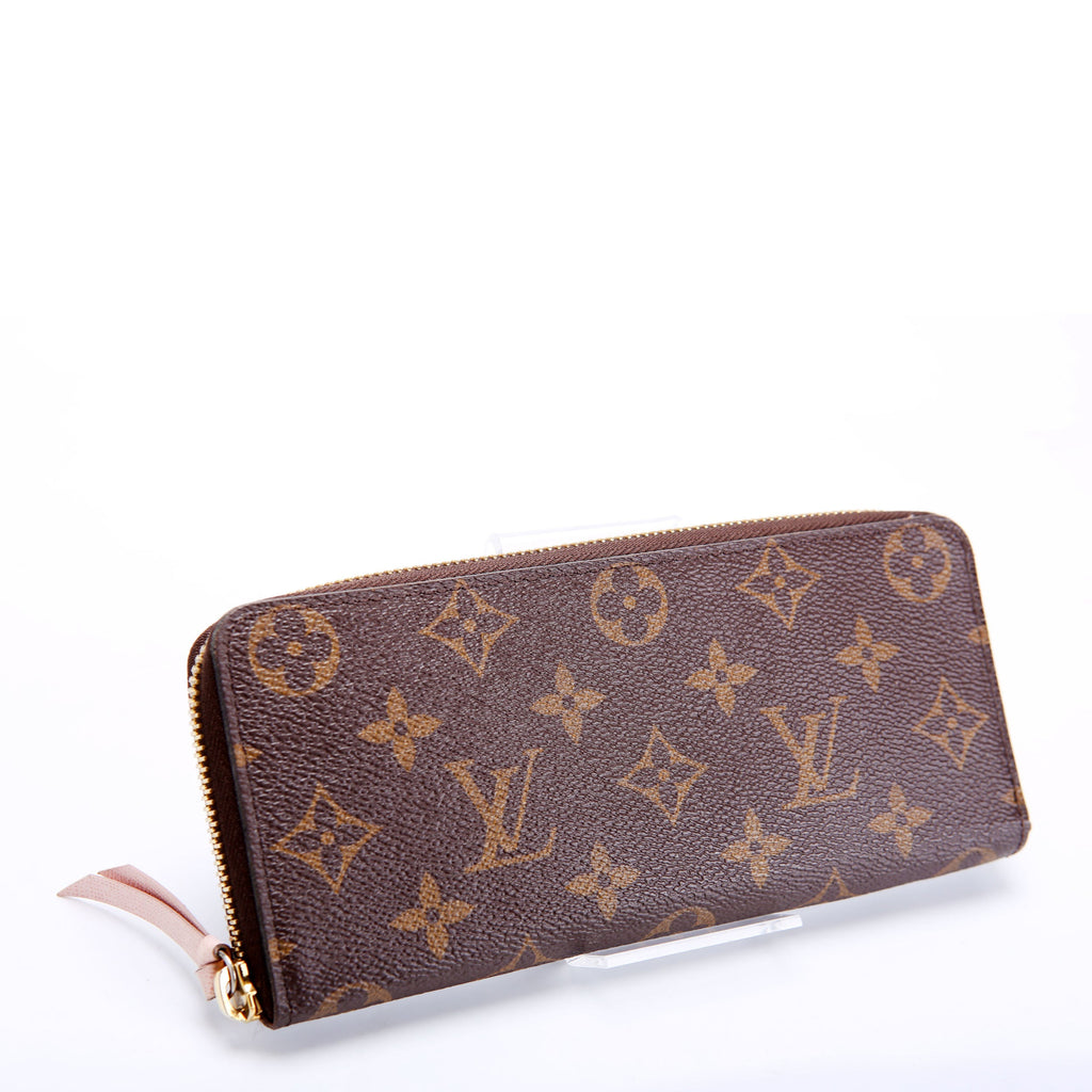Louis Vuitton Clemence Wallet Monogram Pink