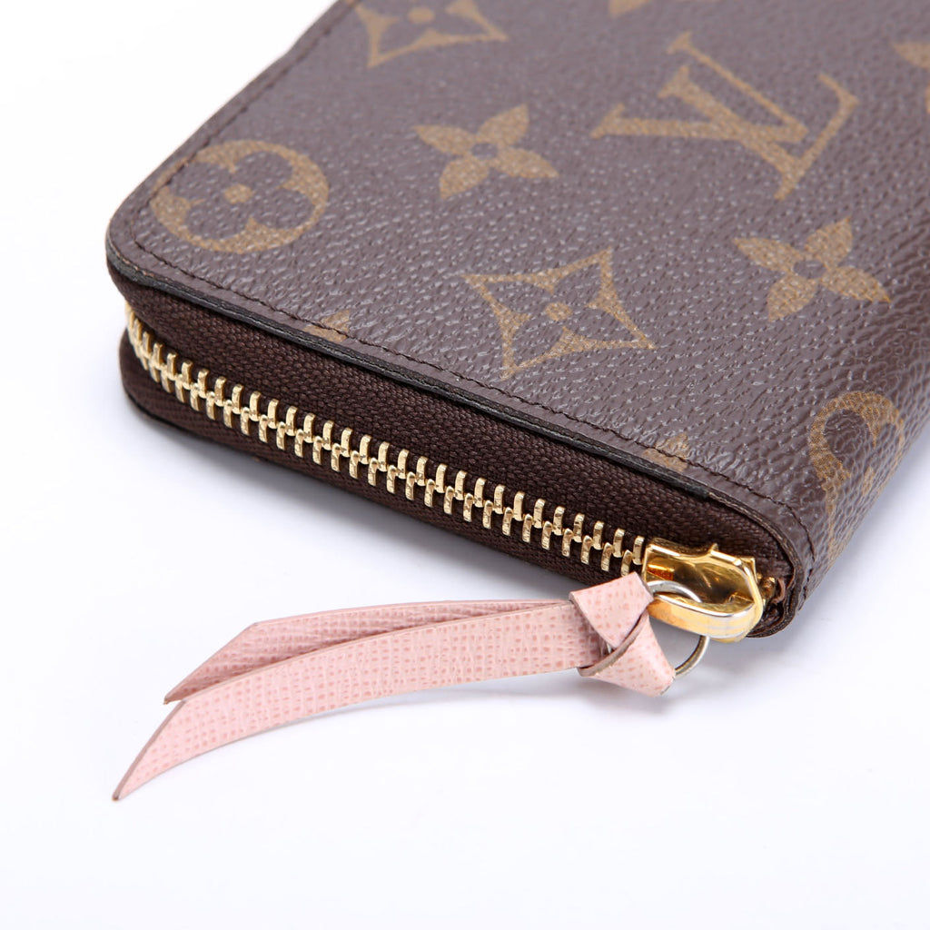 Louis Vuitton Clemence Wallet Monogram Pink