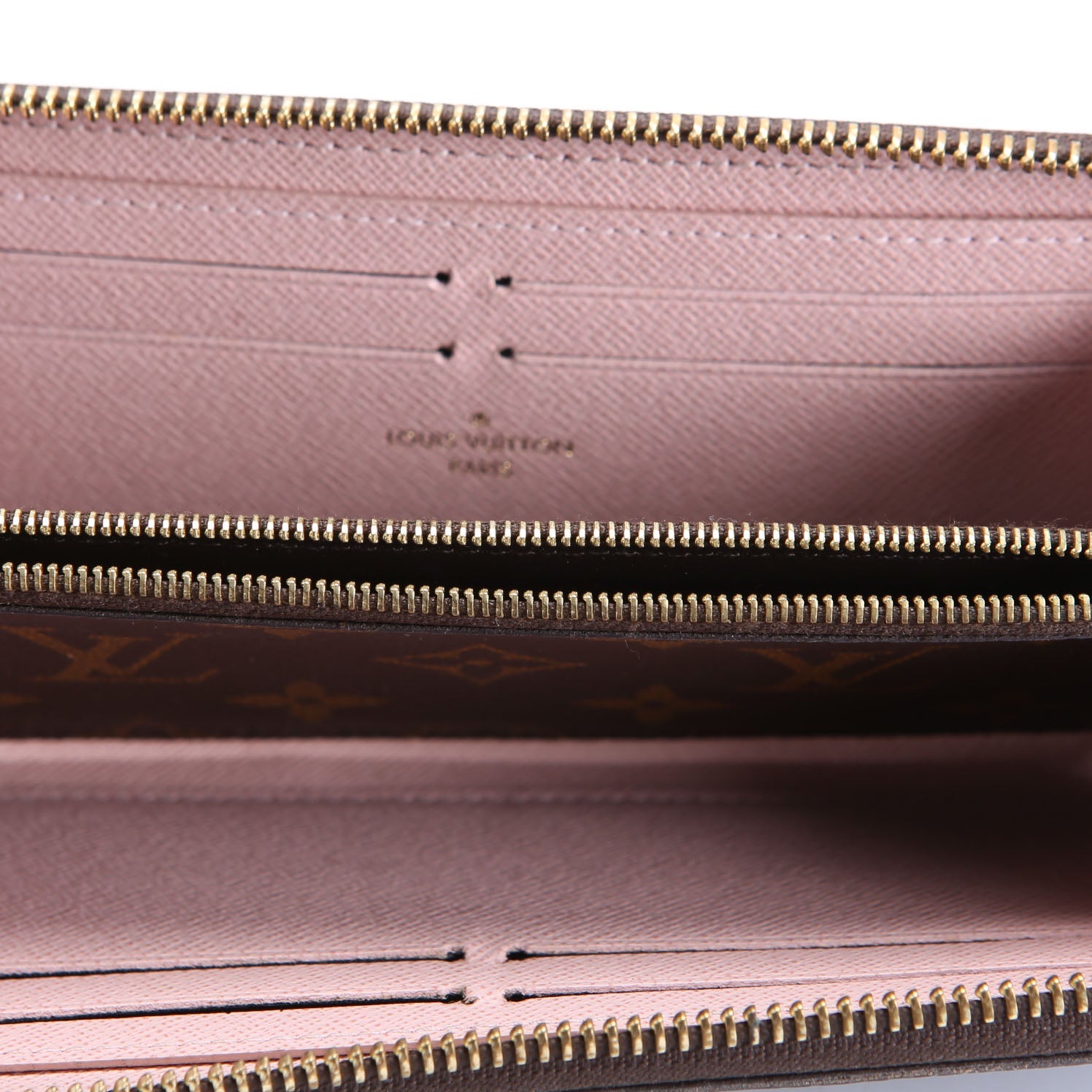 Louis Vuitton Clemence Wallet Monogram Pink