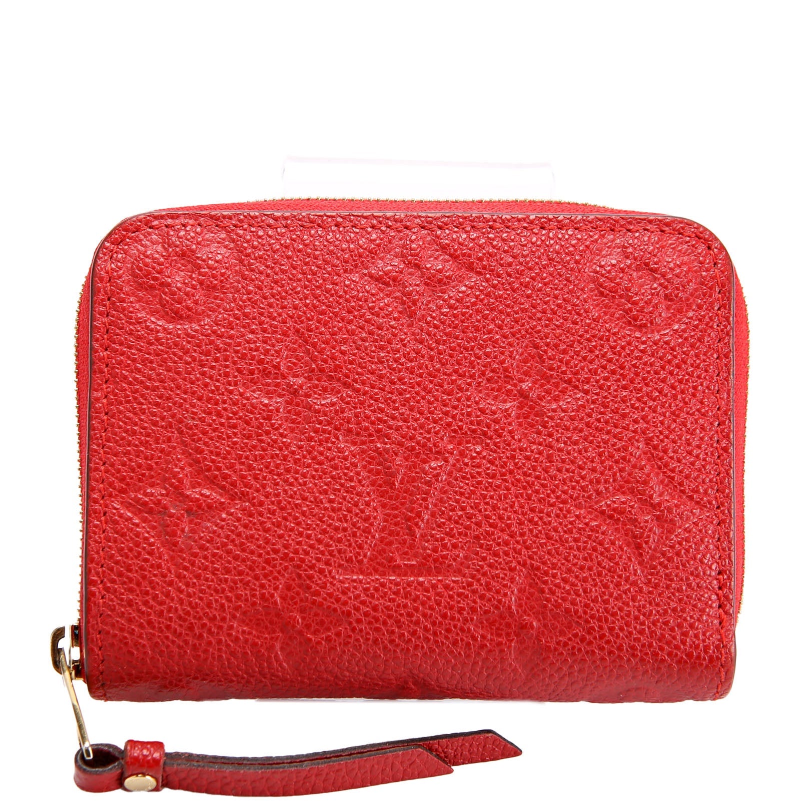 Louis Vuitton Zippy Coin Purse Empreinte Red