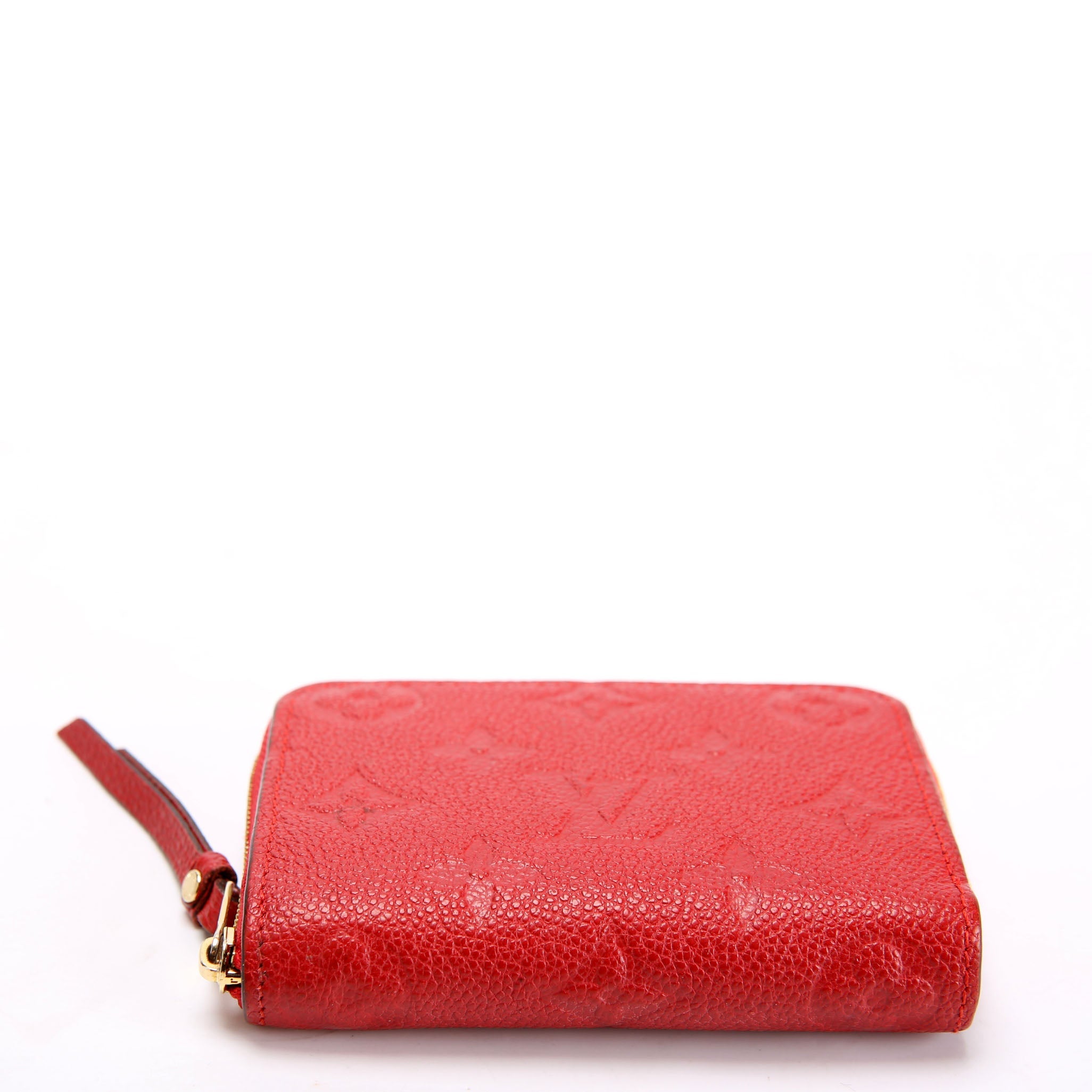Louis Vuitton Zippy Coin Purse Empreinte Red