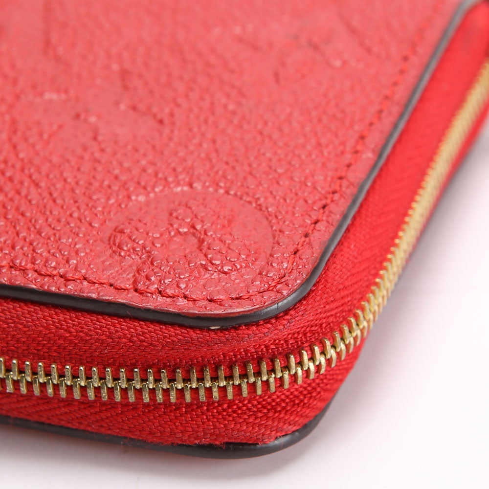Louis Vuitton Zippy Coin Purse Empreinte Red