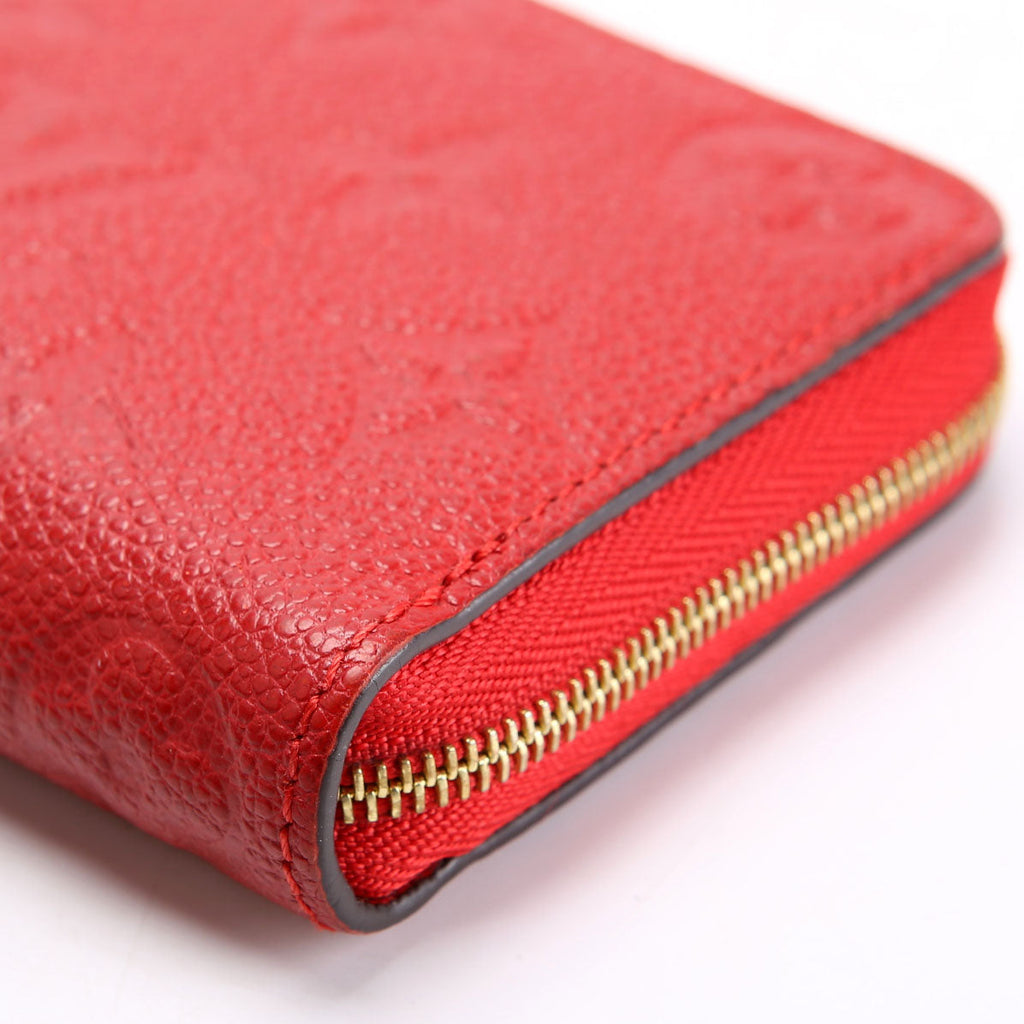 Louis Vuitton Zippy Coin Purse Empreinte Red