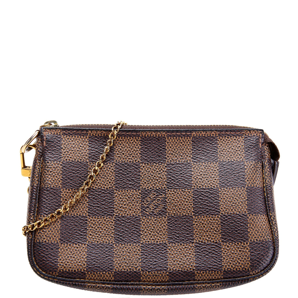 Louis Vuitton Pochette Accessories Mini Damier Ebene