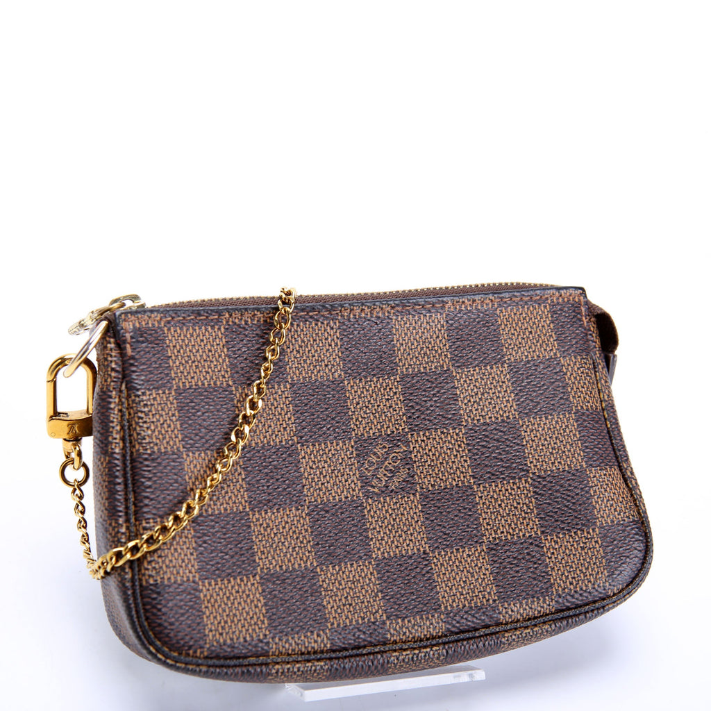 Louis Vuitton Pochette Accessories Mini Damier Ebene