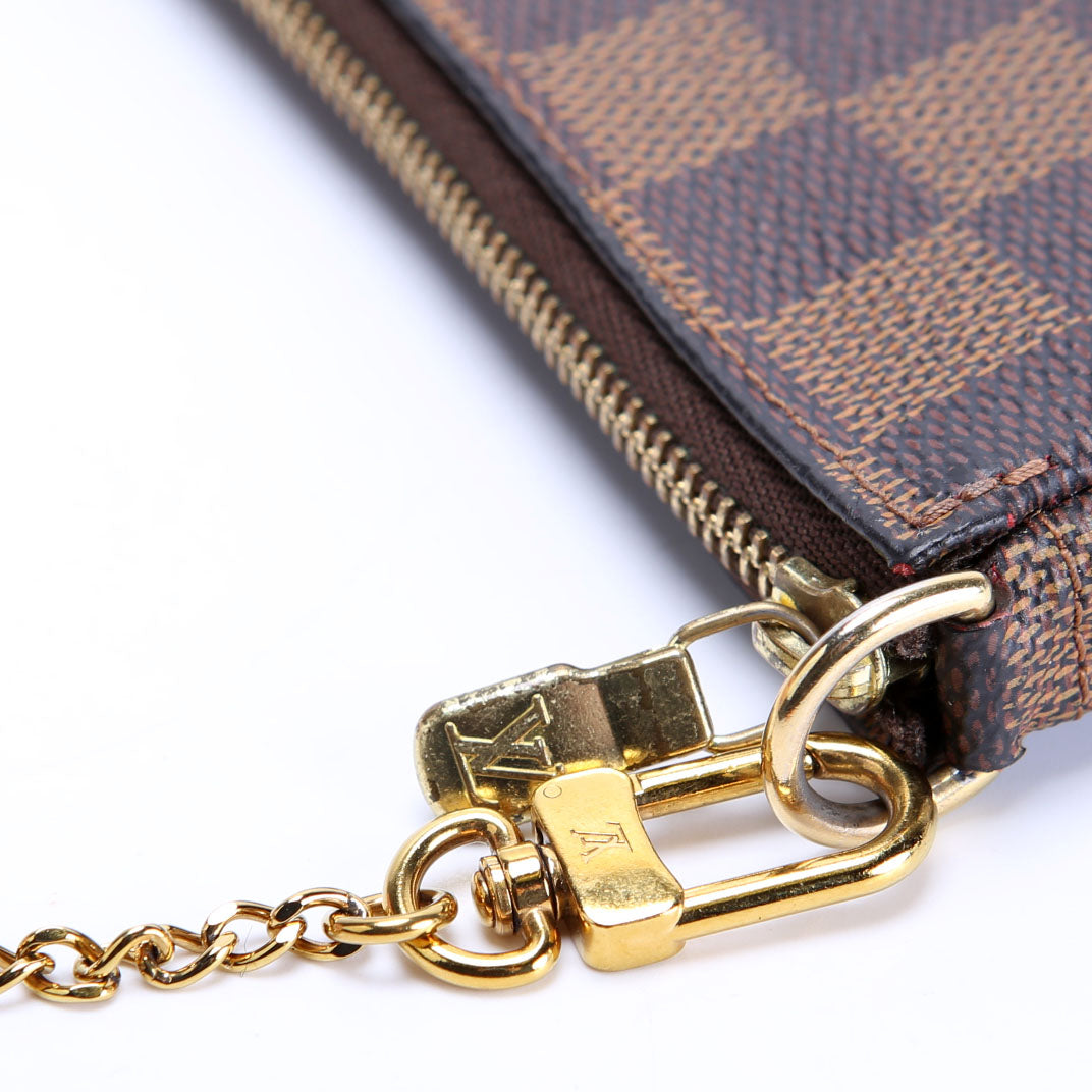 Louis Vuitton Pochette Accessories Mini Damier Ebene