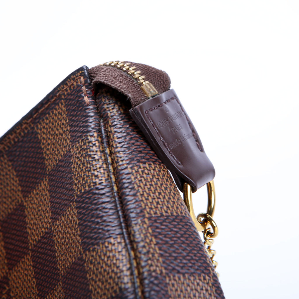 Louis Vuitton Pochette Accessories Mini Damier Ebene