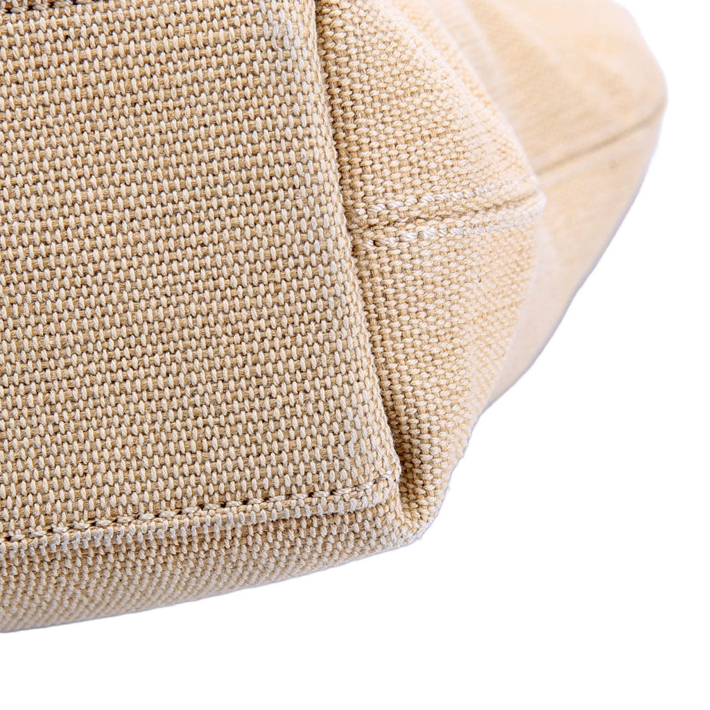 Chanel CC Canvas Tote Vintage Tan