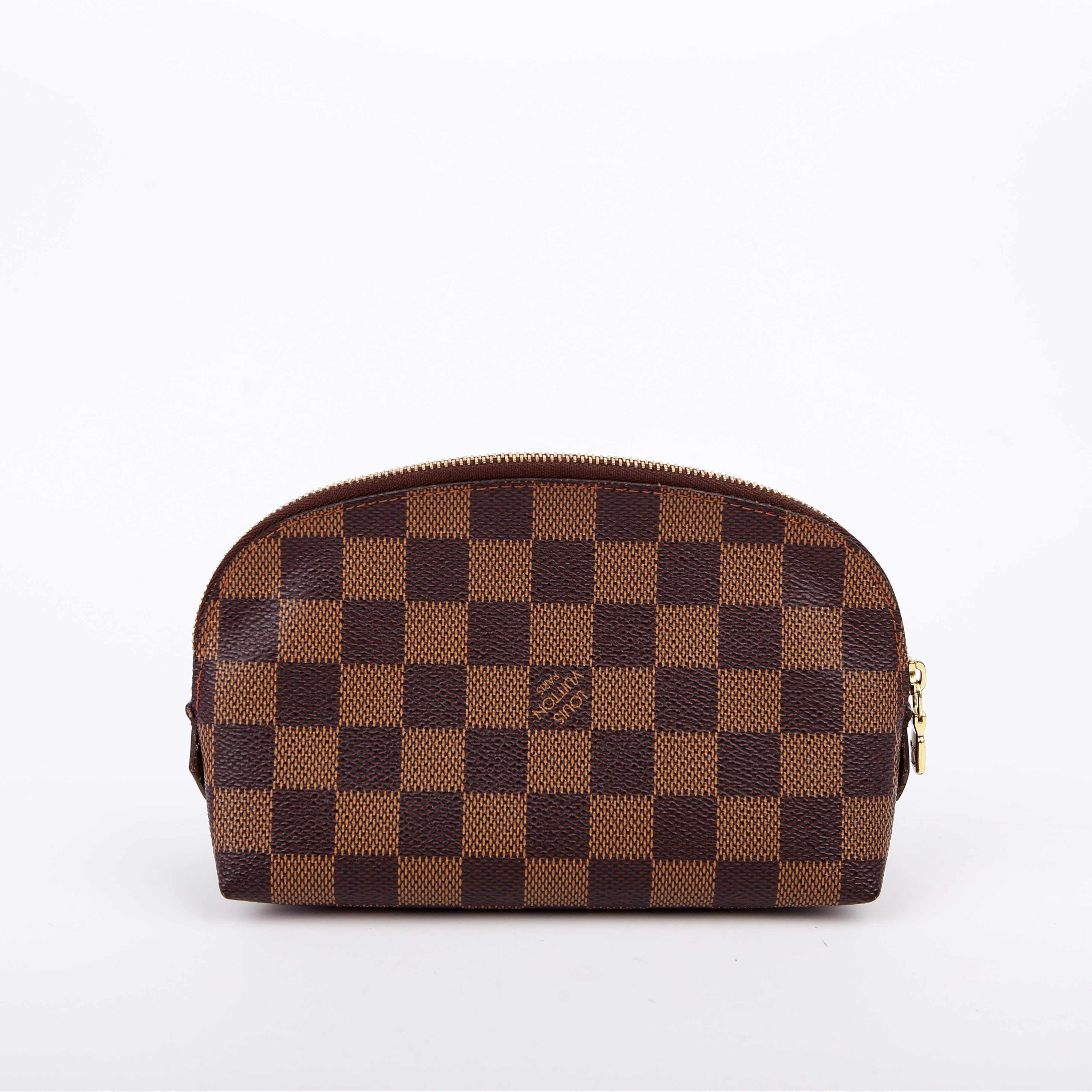 Louis Vuitton Cosmetic Pouch PM Damier Ebene