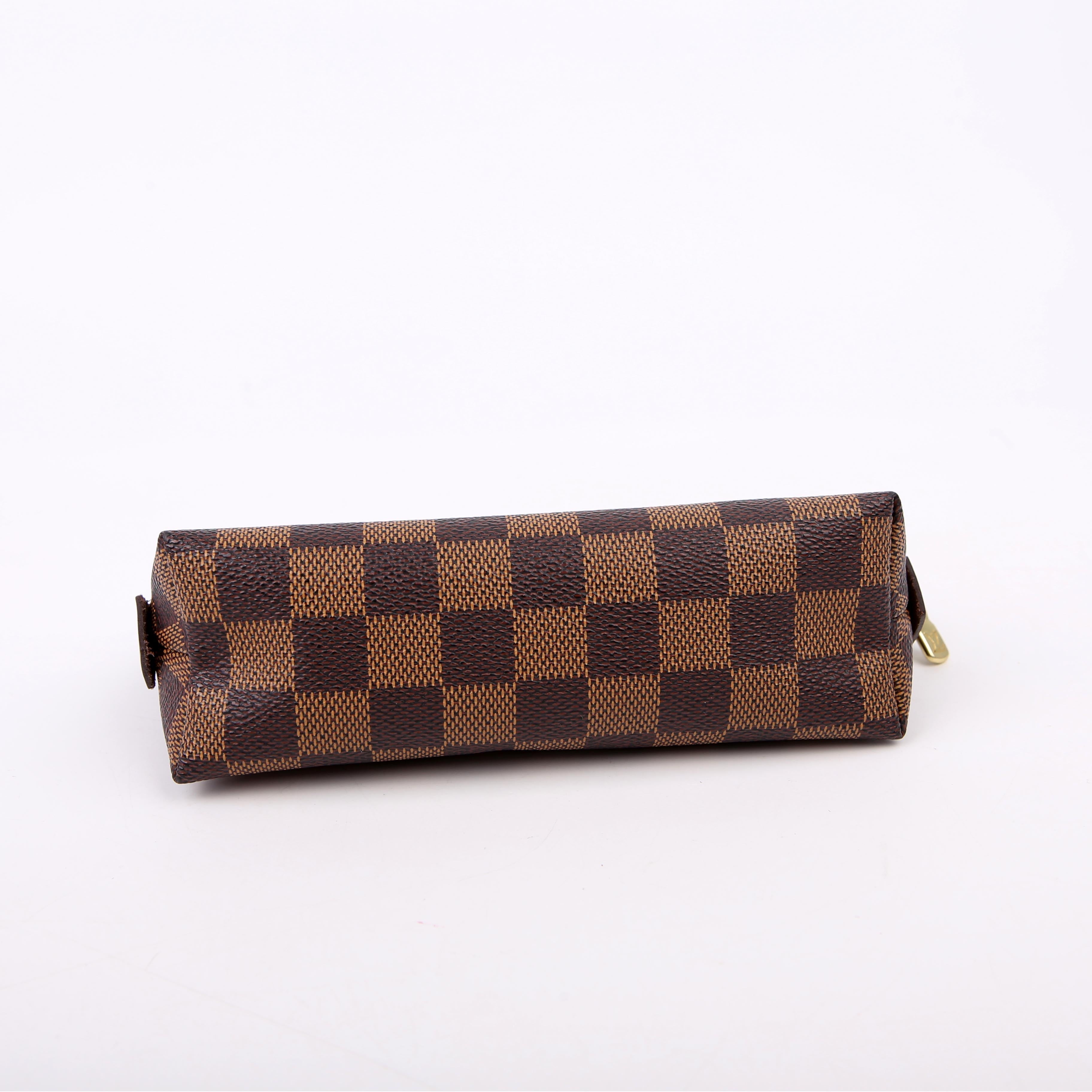 Louis Vuitton Cosmetic Pouch PM Damier Ebene