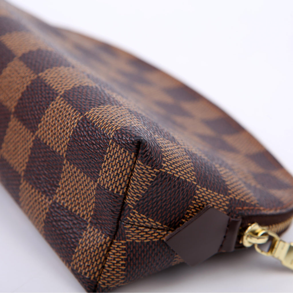 Louis Vuitton Cosmetic Pouch PM Damier Ebene