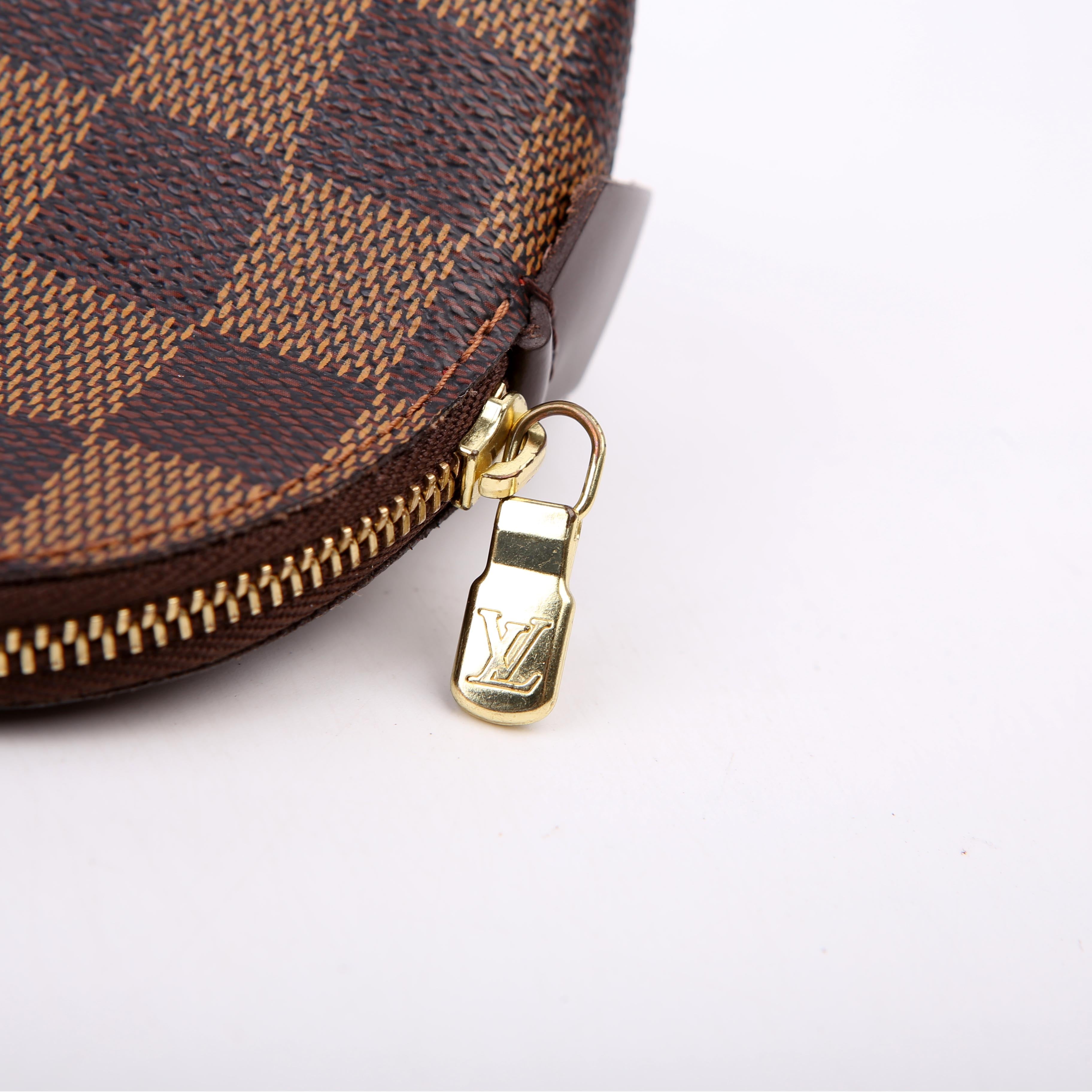 Louis Vuitton Cosmetic Pouch PM Damier Ebene