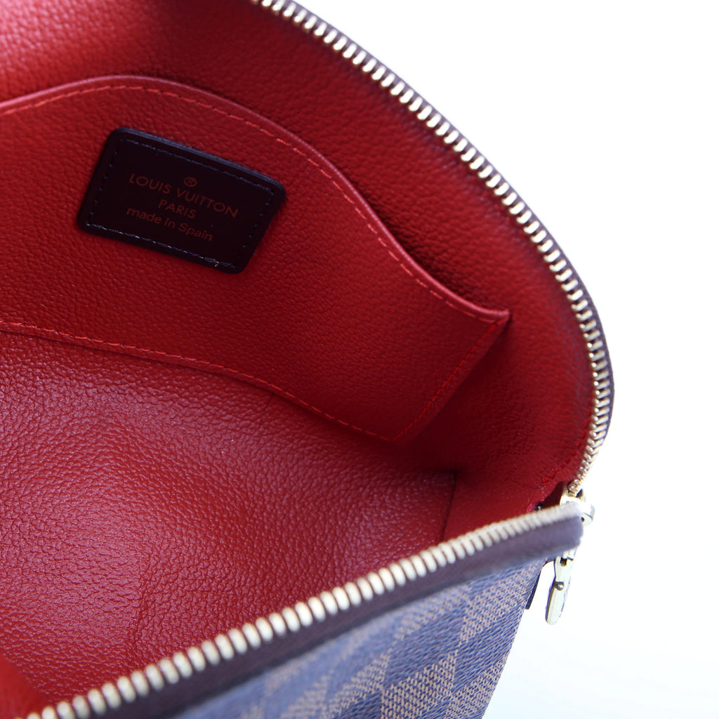 Louis Vuitton Cosmetic Pouch PM Damier Ebene