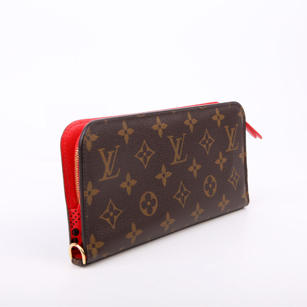 Louis Vuitton Insolite Wallet Kusama Monogram Red
