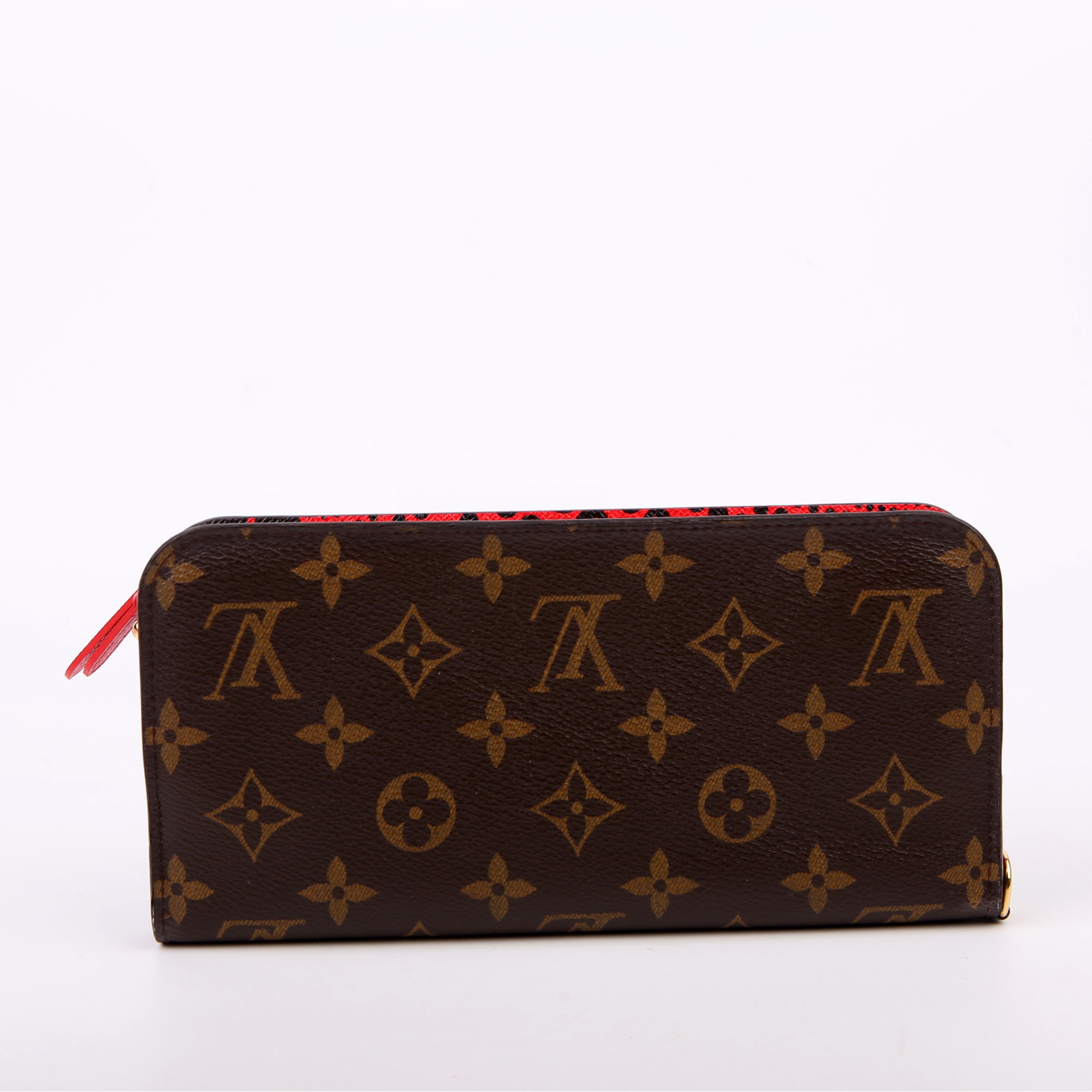 Louis Vuitton Insolite Wallet Kusama Monogram Red