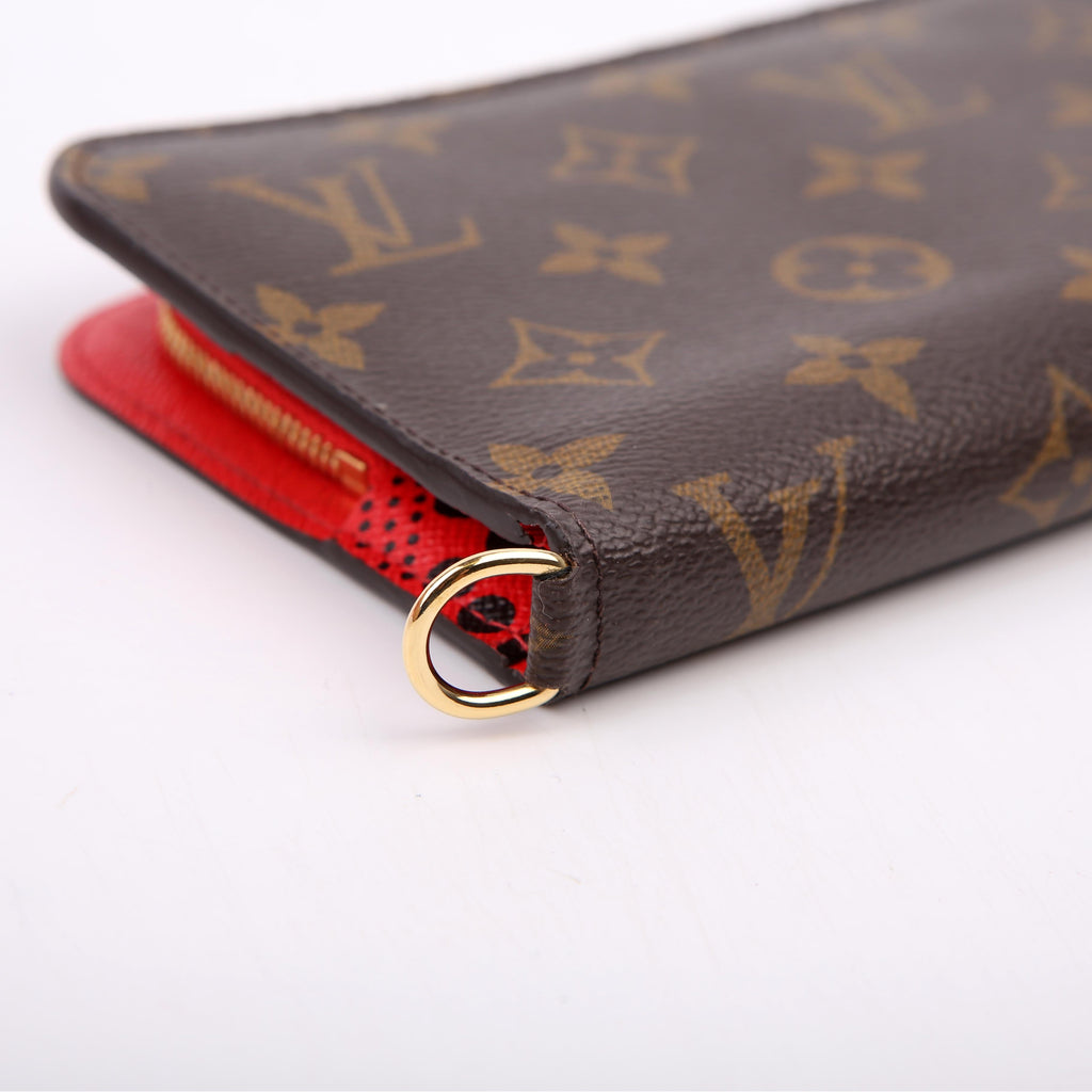 Louis Vuitton Insolite Wallet Kusama Monogram Red