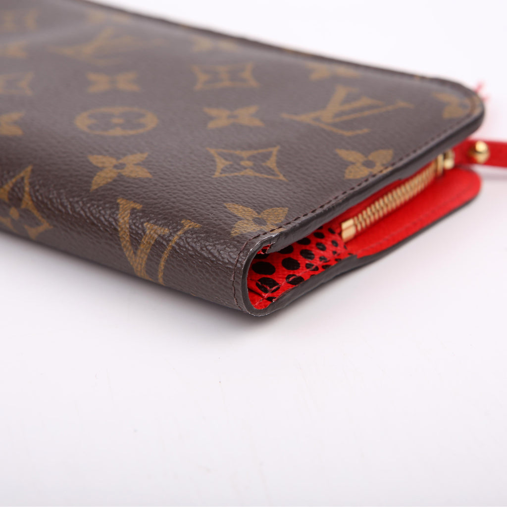 Louis Vuitton Insolite Wallet Kusama Monogram Red