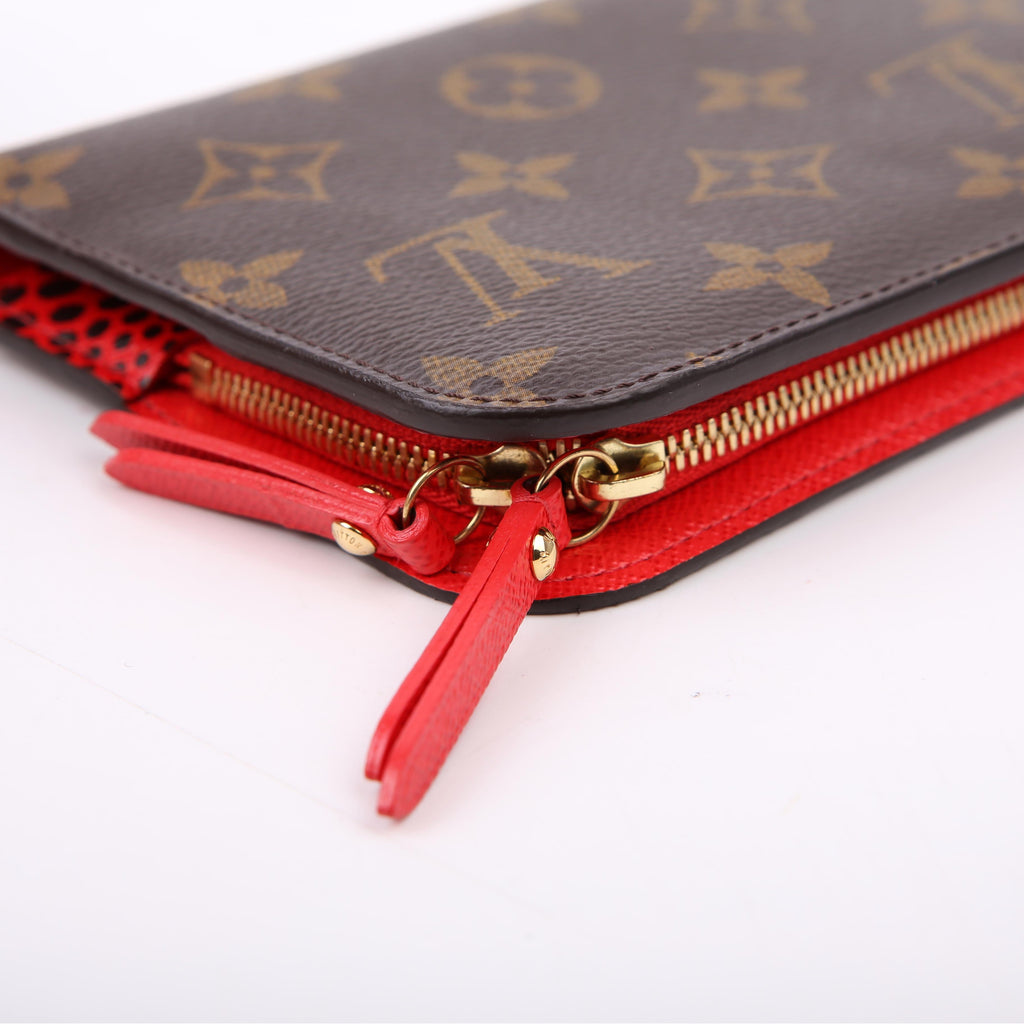 Louis Vuitton Insolite Wallet Kusama Monogram Red
