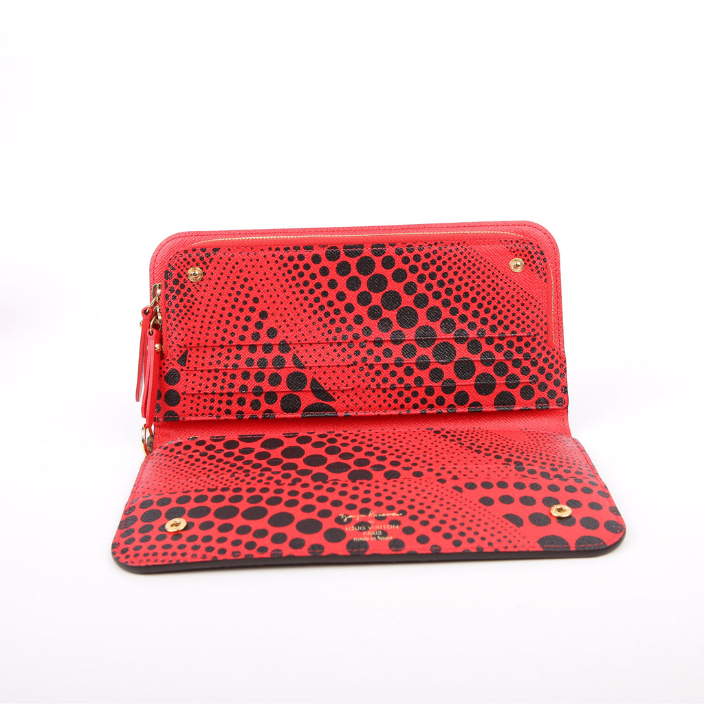 Louis Vuitton Insolite Wallet Kusama Monogram Red