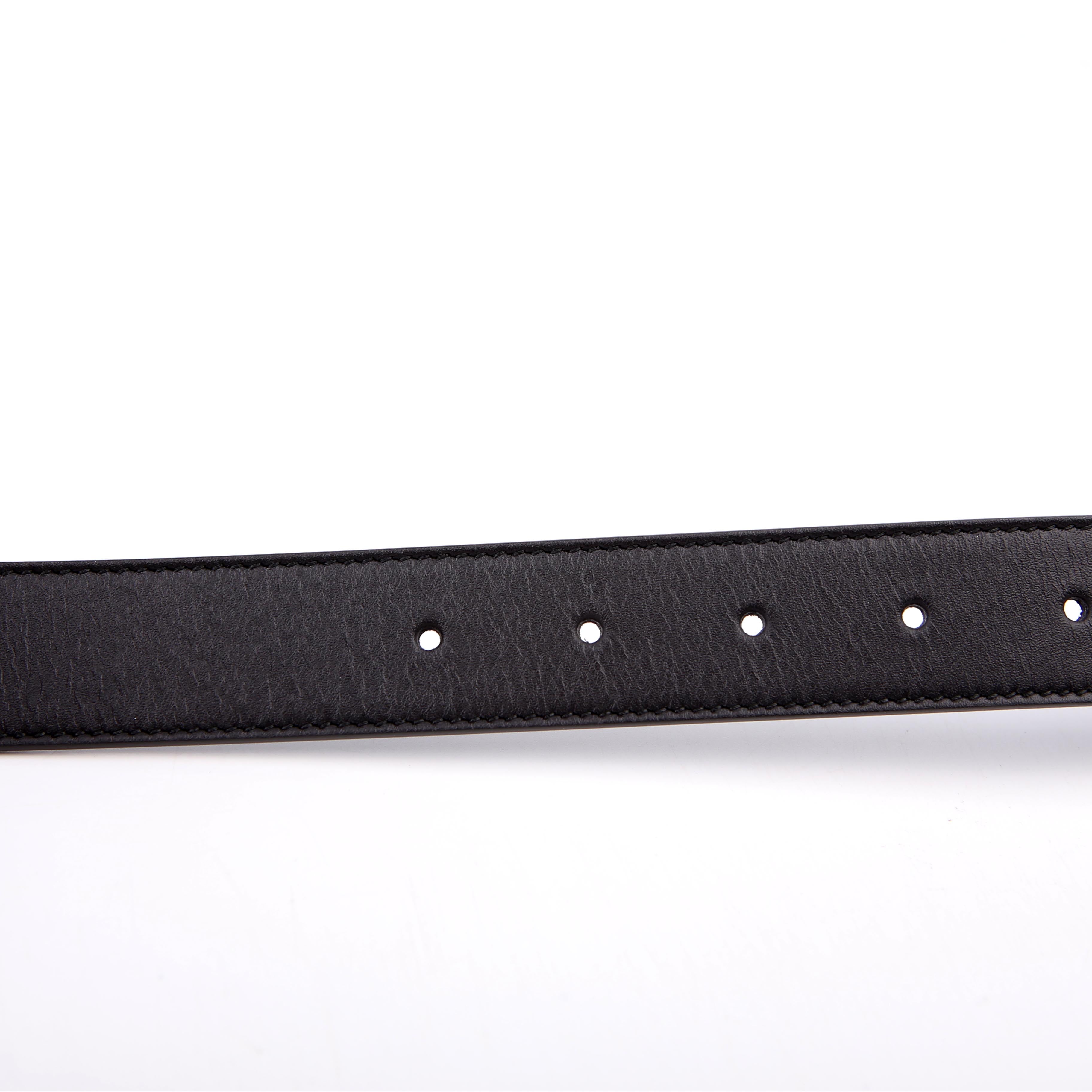Gucci 414516 GG Marmont Belt Size 80/32 Black