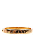 Louis Vuitton Nanogram Cuff W/Crystals Bracelet Size Medium Gold