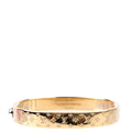 Louis Vuitton Nanogram Cuff Bracelet Size Medium Gold