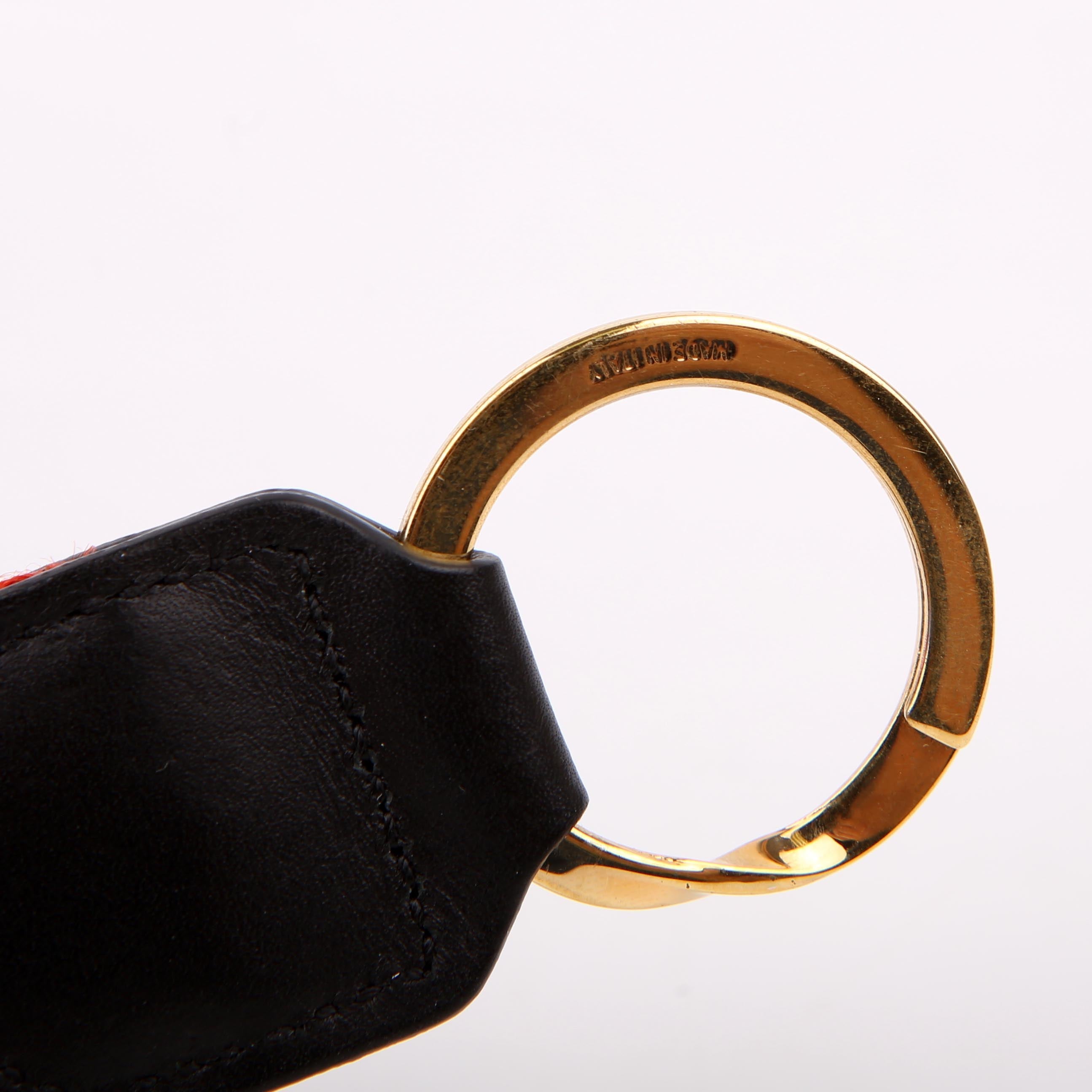 Gucci 523161 GG Web Key Ring