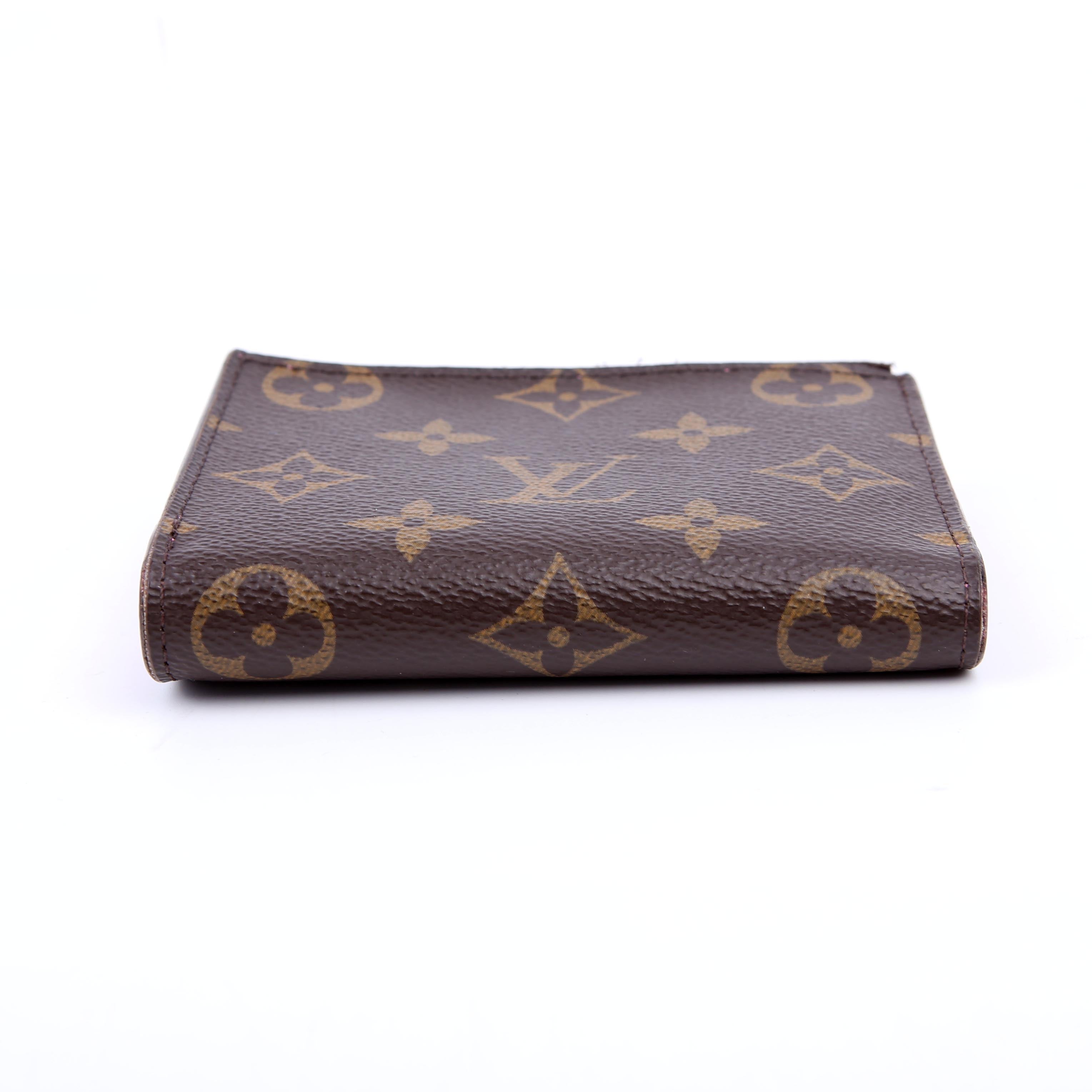 Louis Vuitton Lisa Wallet Monogram Pink