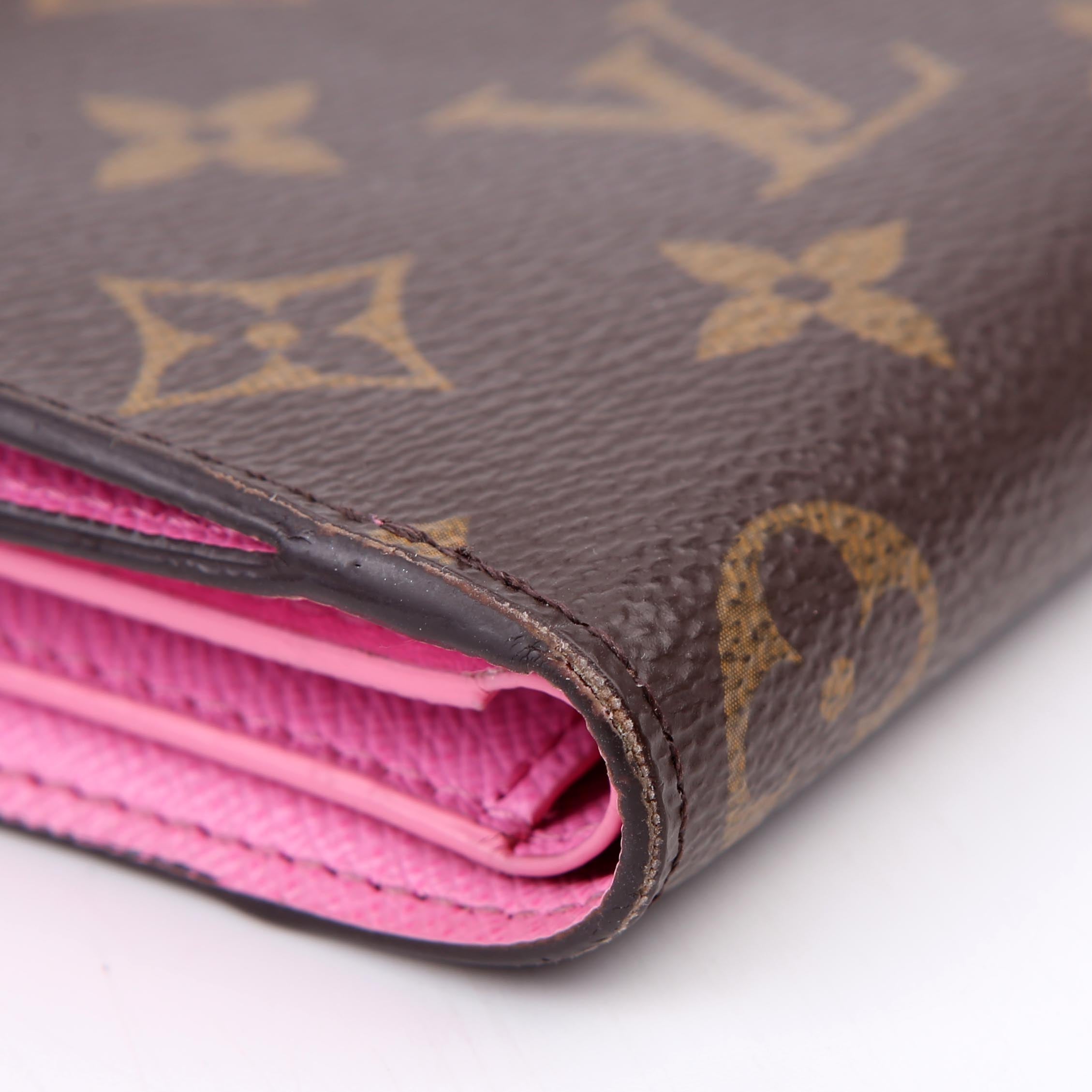 Louis Vuitton Lisa Wallet Monogram Pink