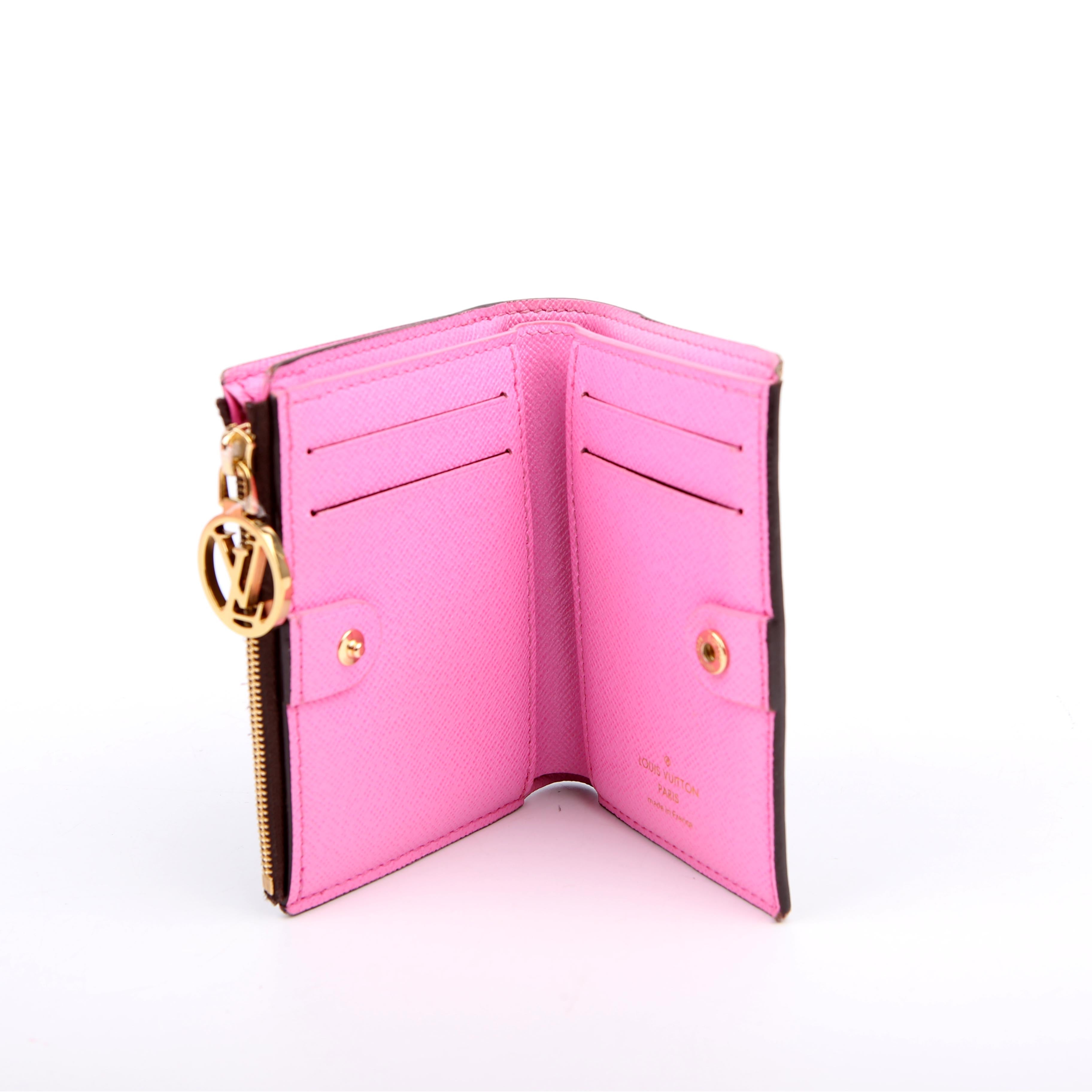 Louis Vuitton Lisa Wallet Monogram Pink