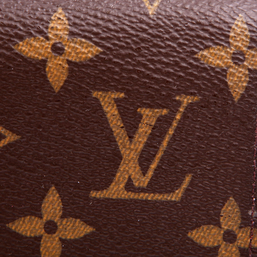 Louis Vuitton Flore Compact Wallet Monogram Red