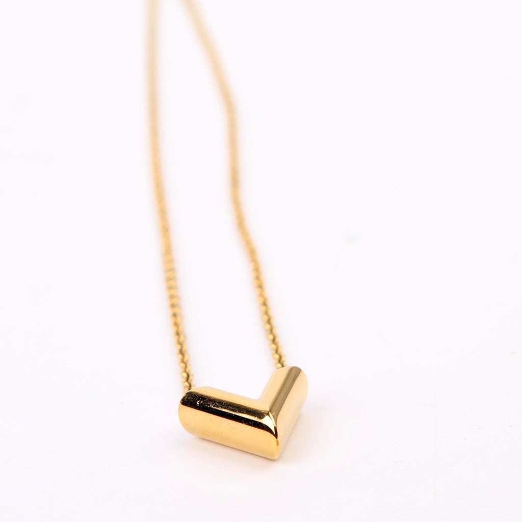 Louis Vuitton Essential V Necklace Gold