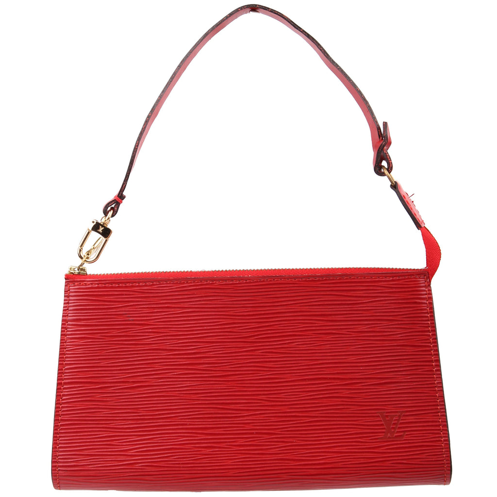 Louis Vuitton Pochette Accessories Epi Red
