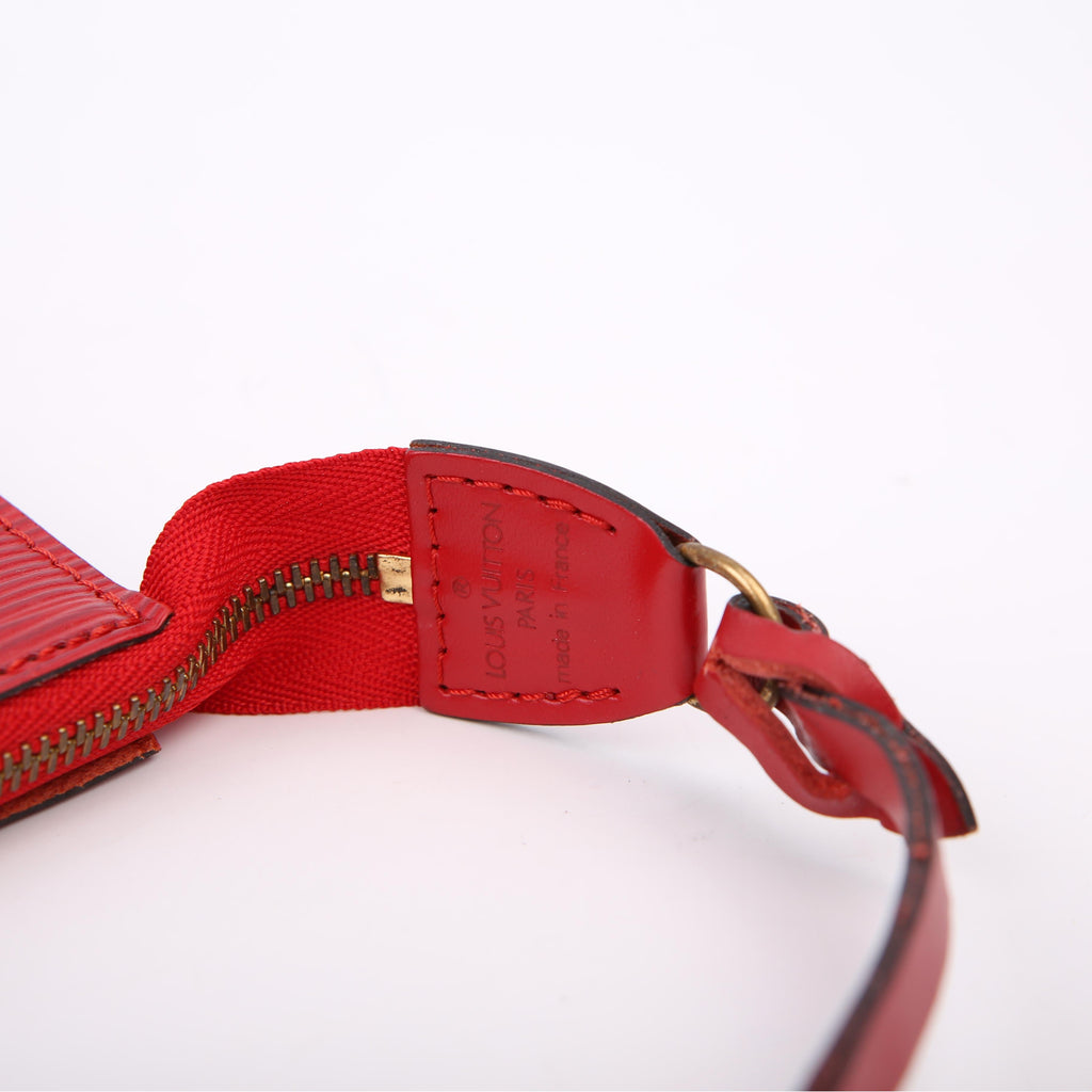 Louis Vuitton Pochette Accessories Epi Red