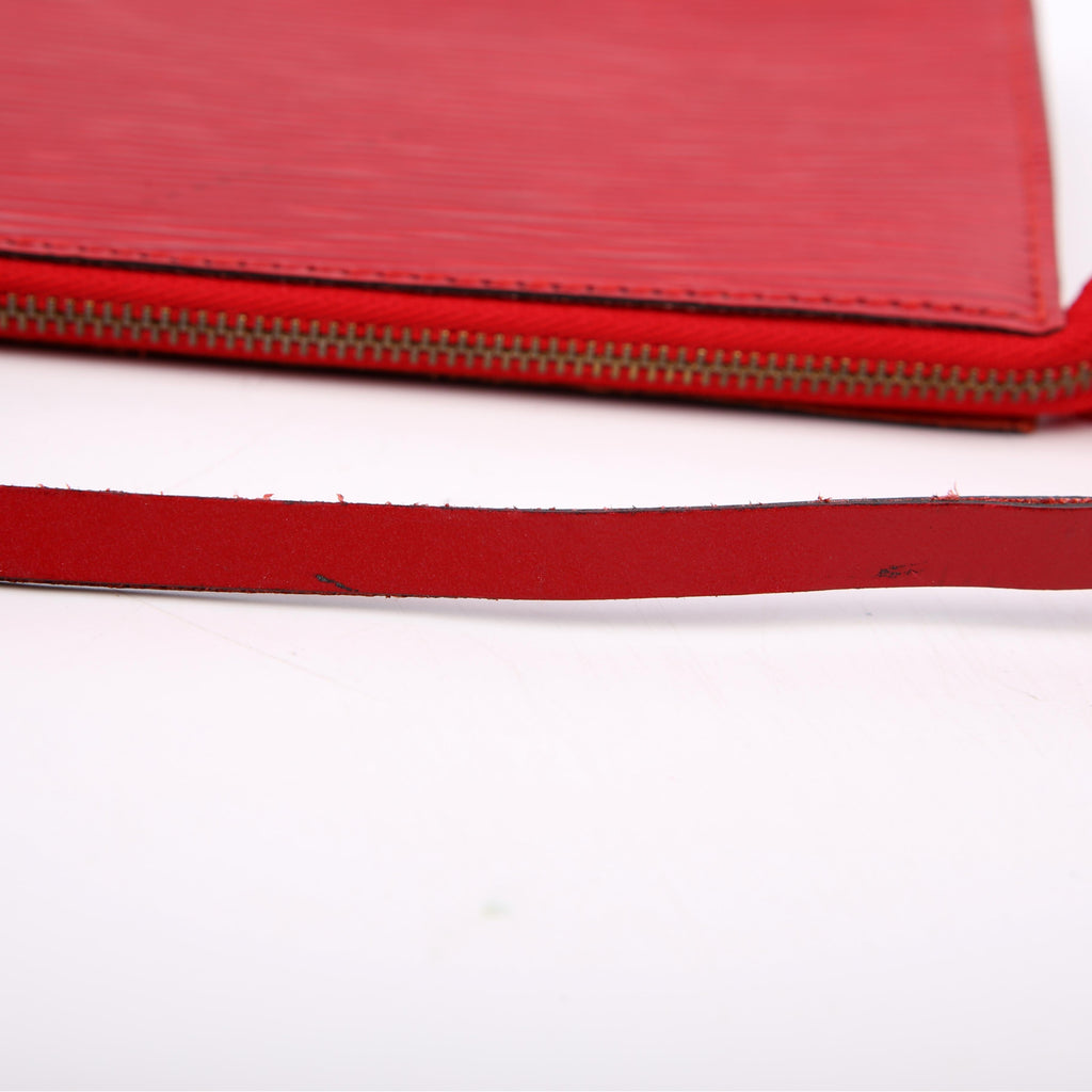 Louis Vuitton Pochette Accessories Epi Red