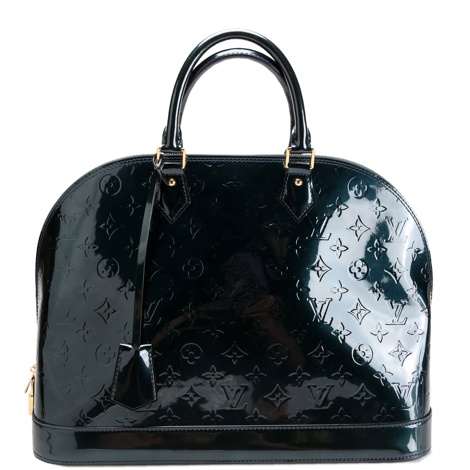 Louis Vuitton Alma GM Vernis Green