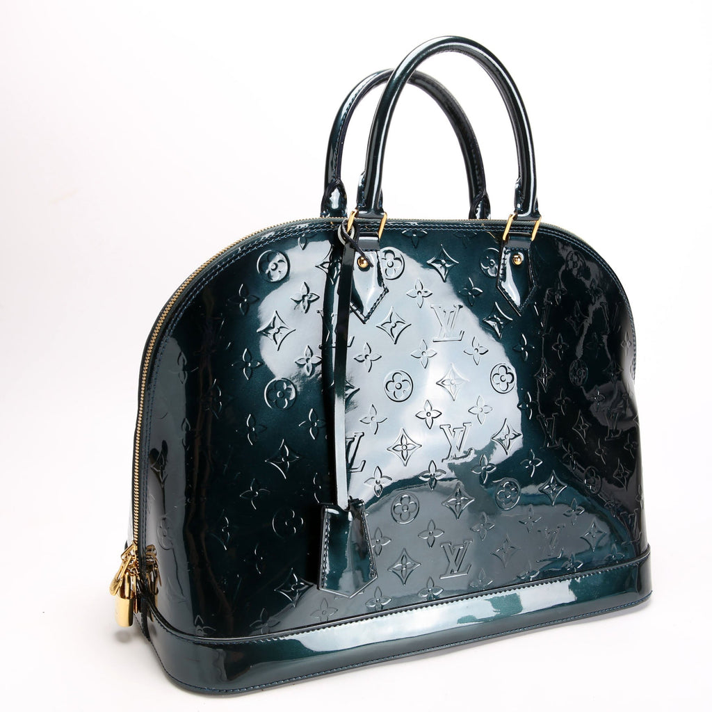 Louis Vuitton Alma GM Vernis Green