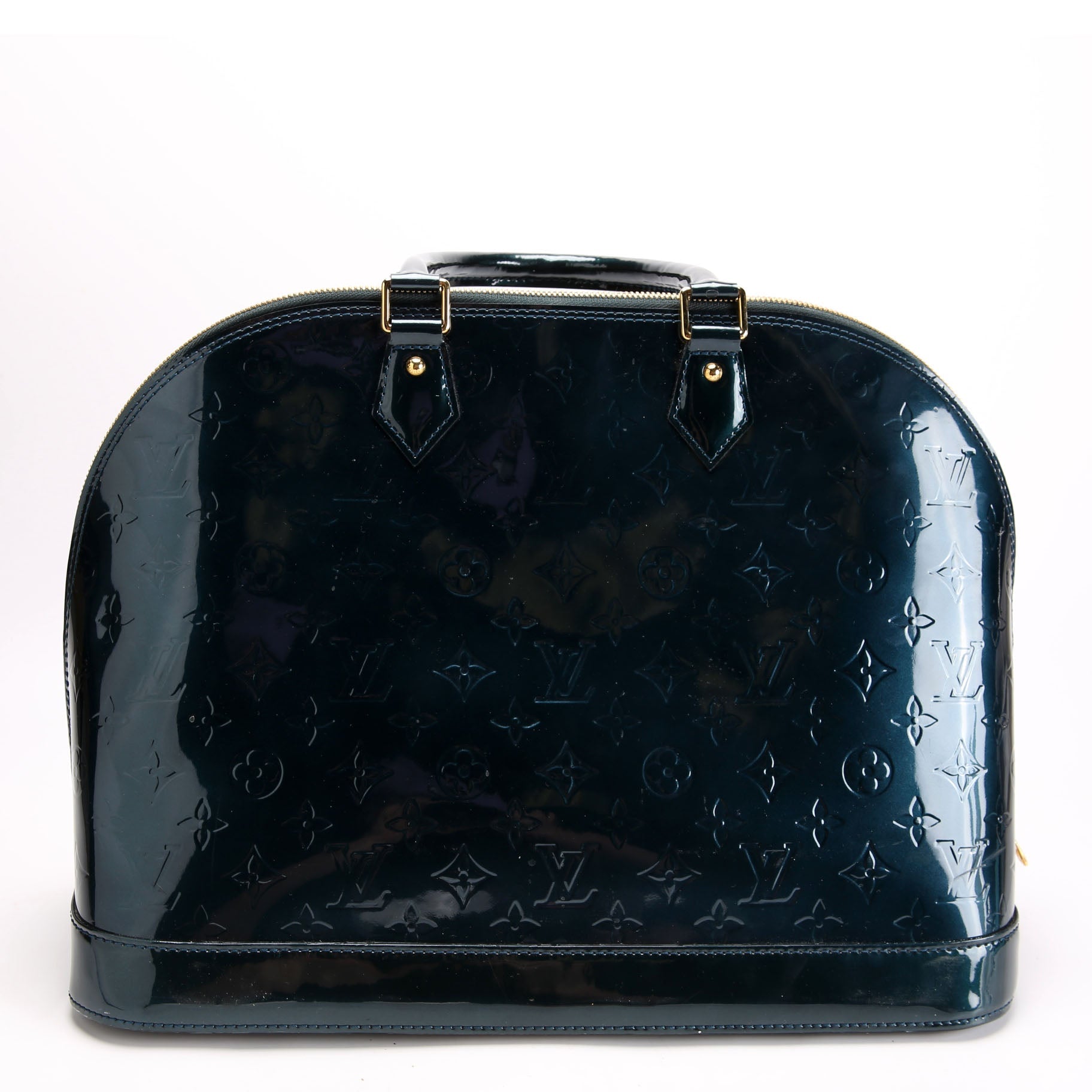 Louis Vuitton Alma GM Vernis Green