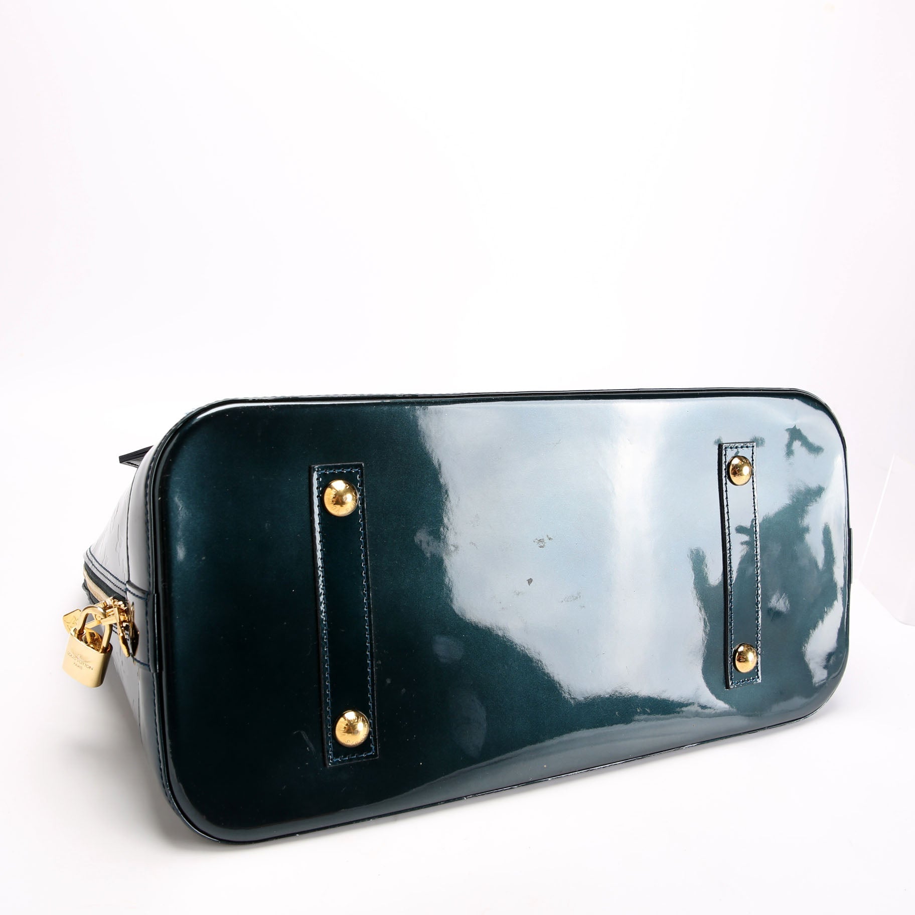 Louis Vuitton Alma GM Vernis Green