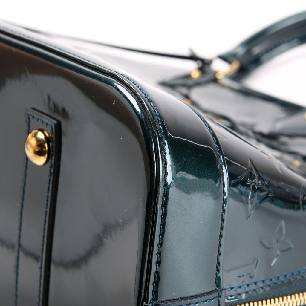 Louis Vuitton Alma GM Vernis Green