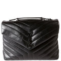 Saint Laurent Loulou Medium Quilted 574946 Black