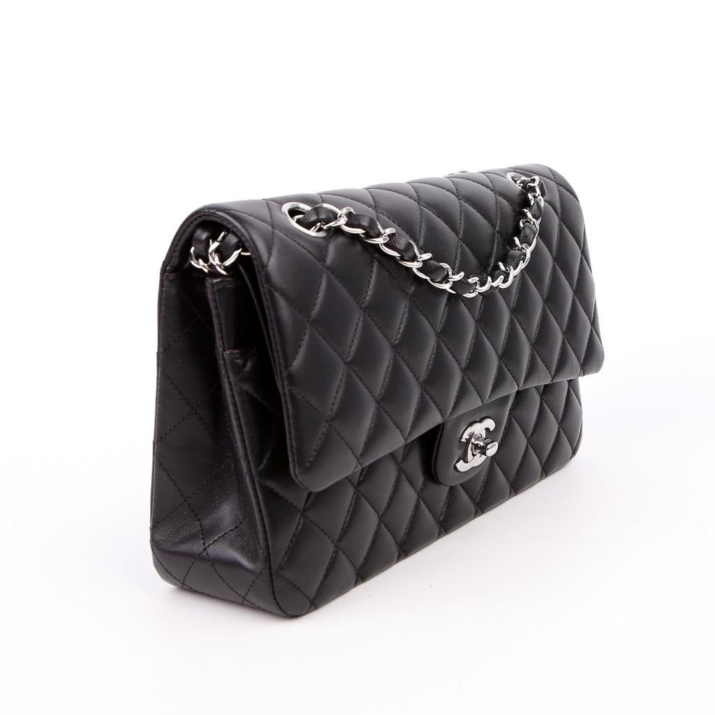 Chanel Classic Flap Medium Lambskin RFID Black