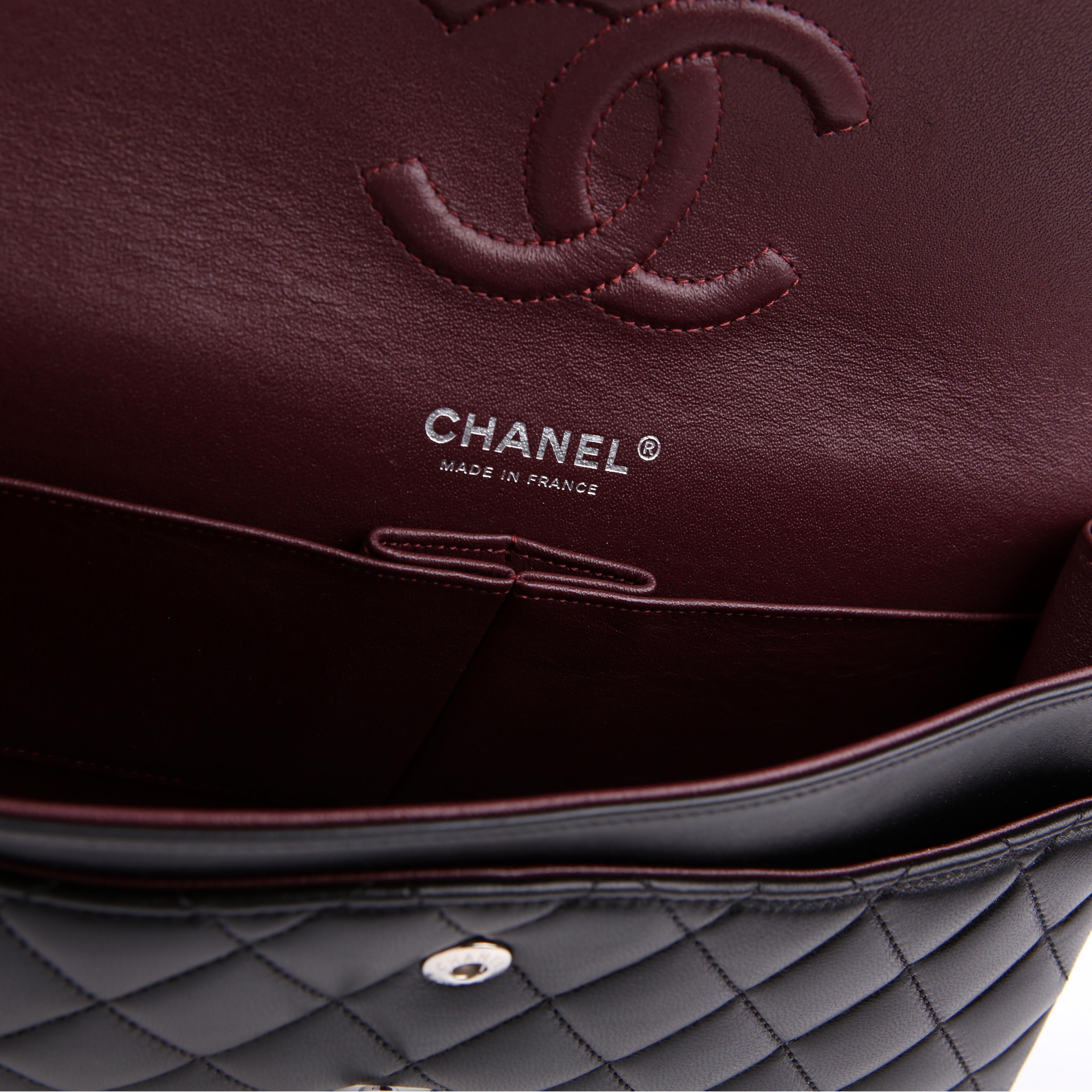 Chanel Classic Flap Medium Lambskin RFID Black