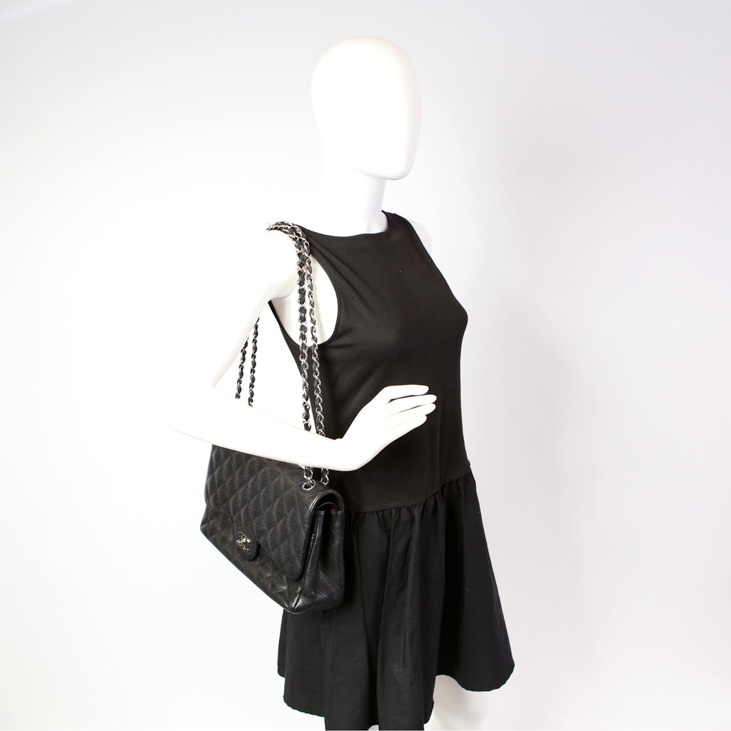 Chanel Classic Flap Medium Lambskin RFID Black
