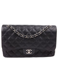 Chanel Classic Flap Jumbo Caviar 25-28M Black